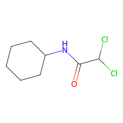 2,2-dichloro-N-cyclohexylacetamide structure