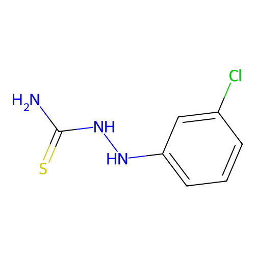 ((3-Chlorophenyl)amino)thiourea structure