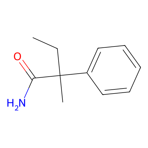 2-Methyl-2-phenylbutanamide structure