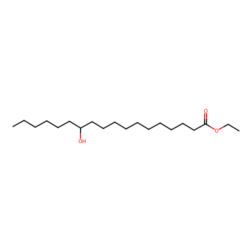 12-Hydroxystearic acid ethyl ester structure