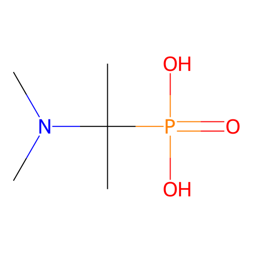 [2-(Dimethylamino)propan-2-yl]phosphonic acid structure