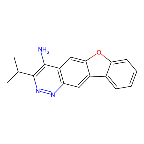 3-异丙基-[1]苯并呋喃并[2,3-g]噌啉-4-胺 structure