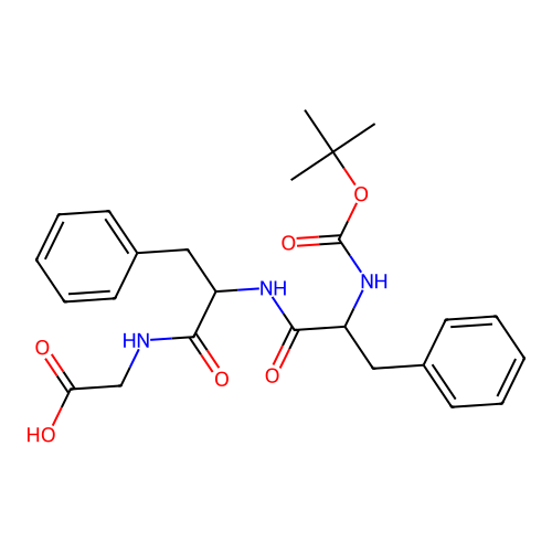 Boc-Phe-Phe-Gly structure