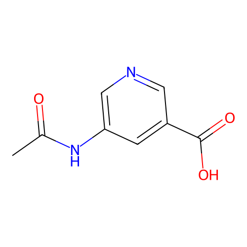 5-Acetamidonicotinic acid structure