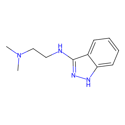 1,2-Ethanediamine, N,N-dimethyl-N'-(1H-indazol-3-yl)- structure