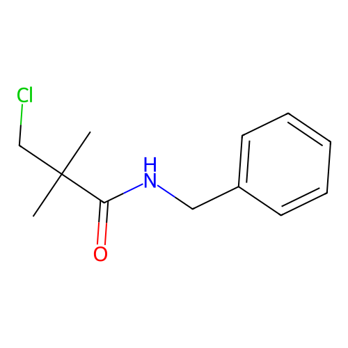 N1-Benzyl-3-chloro-2,2-dimethylpropanamide structure
