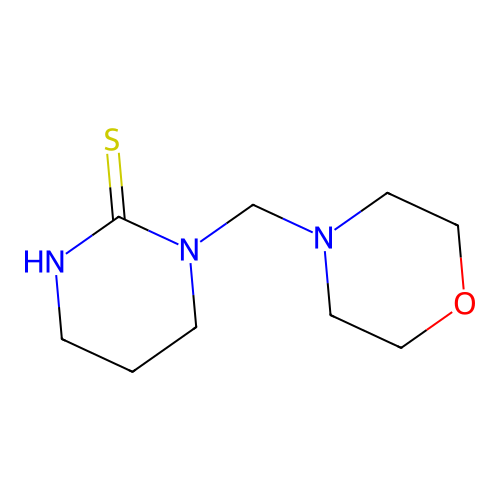 2(1H)-Pyrimidinethione, tetrahydro-1-(4-morpholinylmethyl)- structure