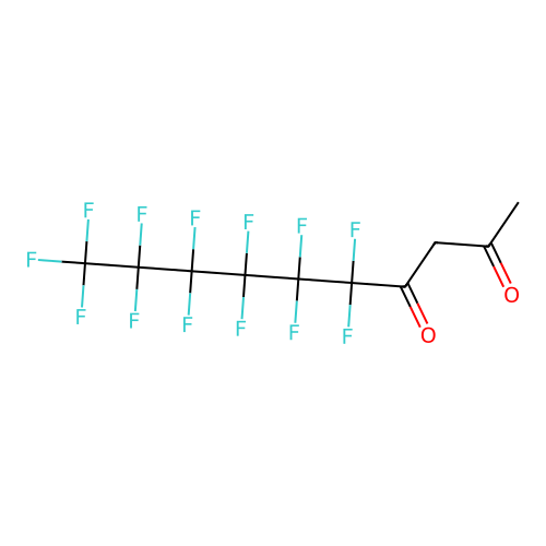 (Perfluoroheptanoyl)acetone structure