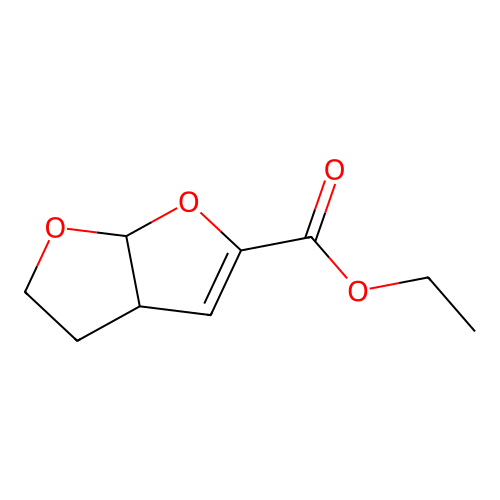 Furo[2,3-b]furan-2-carboxylic acid, 3a,4,5,6a-tetrahydro-, ethyl ester structure