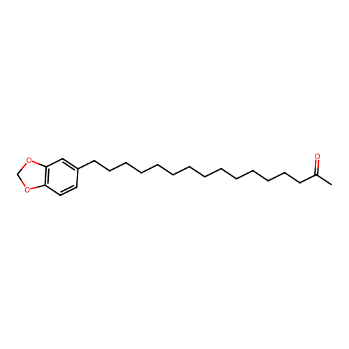 16-(1,3-Benzodioxol-5-yl)hexadecan-2-one structure