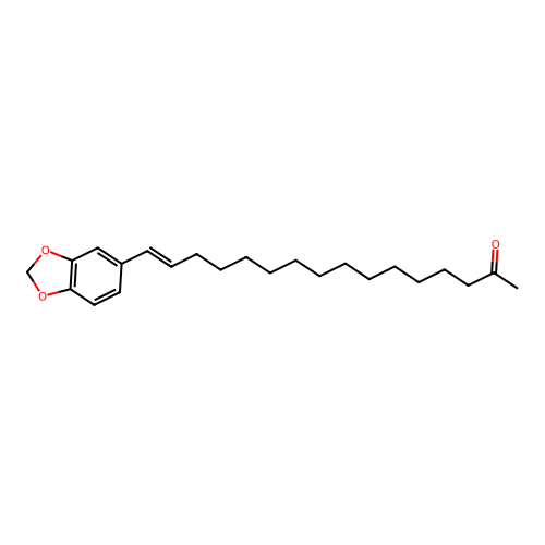 15-Hexadecen-2-one, 16-(1,3-benzodioxol-5-yl)-, (15E)- structure