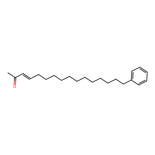 3-Hexadecen-2-one, 16-phenyl-, (3E)- structure