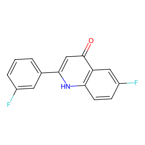 6-Fluoro-2-(3-fluorophenyl)quinolin-4(1H)-one structure