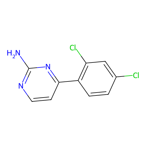 4-(2,4-Dichlorophenyl)-2-pyrimidinamine structure
