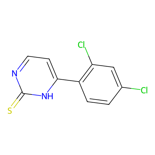 4-(2,4-Dichlorophenyl)pyrimidine-2-thiol structure