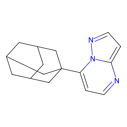 7-(1-Adamantyl)pyrazolo[1,5-a]pyrimidine structure