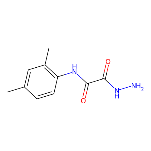 N-(2,4-dimethylphenyl)-2-hydrazino-2-oxoacetamide structure