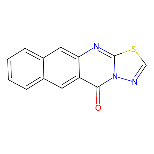 5H-Benzo(g)-1,3,4-thiadiazolo(2,3-b)quinazolin-5-one structure