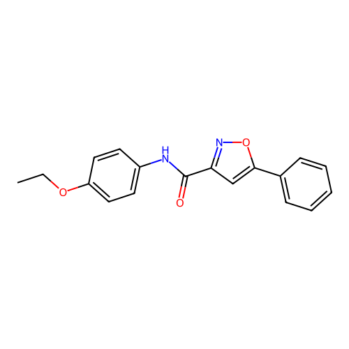 N-(4-ethoxyphenyl)-5-phenyl-1,2-oxazole-3-carboxamide structure
