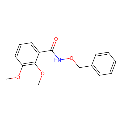 N-(benzyloxy)-2,3-dimethoxybenzamide structure