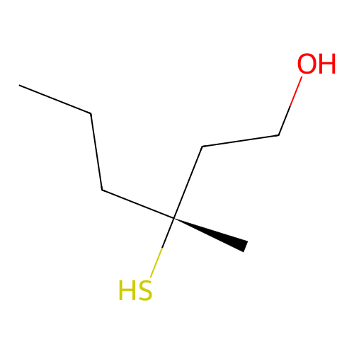 1-Hexanol, 3-mercapto-3-methyl-, (3R)- structure