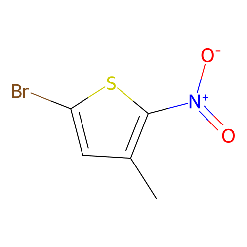 5-Bromo-3-methyl-2-nitrothiophene structure