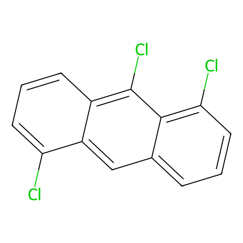 1,5,10-Trichloranthracen structure