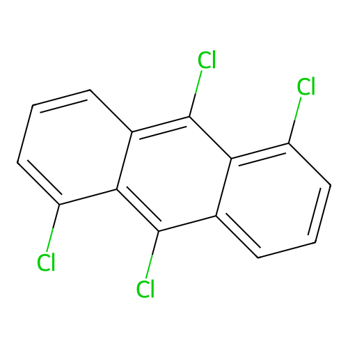 1,5,9,10-Tetrachloroanthracene structure