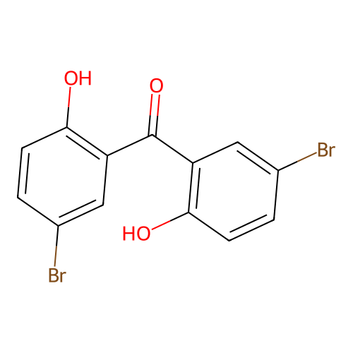 Bis(5-bromo-2-hydroxyphenyl)methanone structure