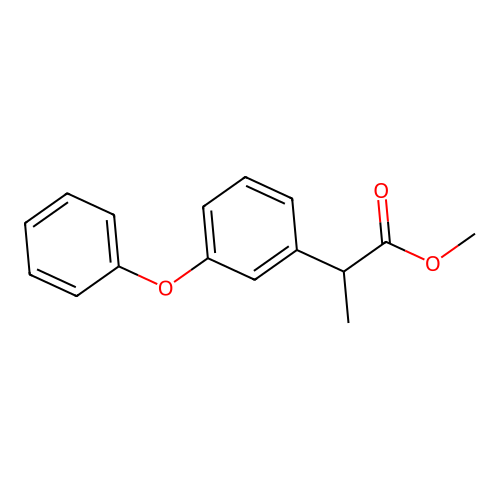 Methyl 2-(3-phenoxyphenyl)propanoate structure