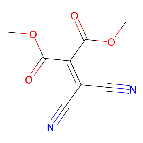 Propanedioic acid, (dicyanomethylene)-, dimethyl ester structure