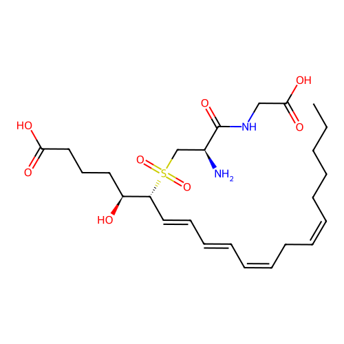 leukotriene D-4 sulfone structure