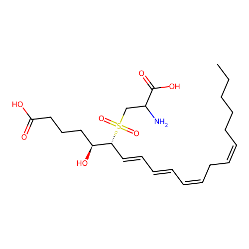 leukotriene E-4 sulfone structure