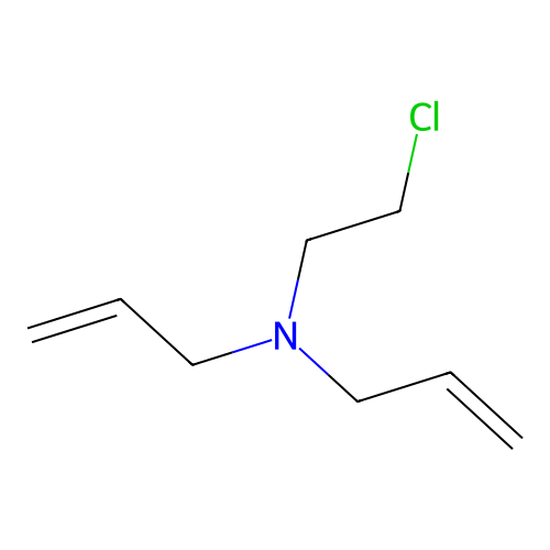 n-(2-Chloroethyl)-n-(prop-2-en-1-yl)prop-2-en-1-amine structure