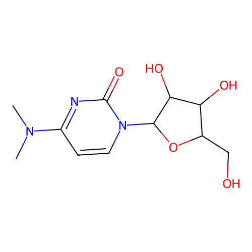 Cytidine, N,N-dimethyl- structure