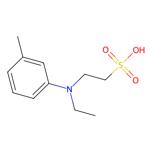 2-(Ethyl(M-tolyl)amino)ethanesulfonic acid structure