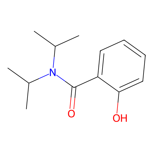 2-hydroxy-N,N-di(propan-2-yl)benzamide structure