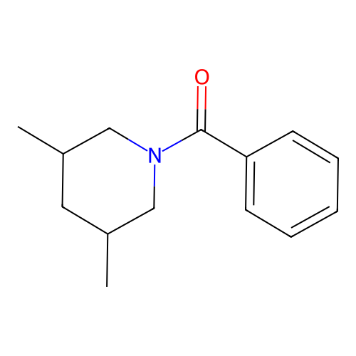 Piperidine, 1-benzoyl-3,5-dimethyl- structure