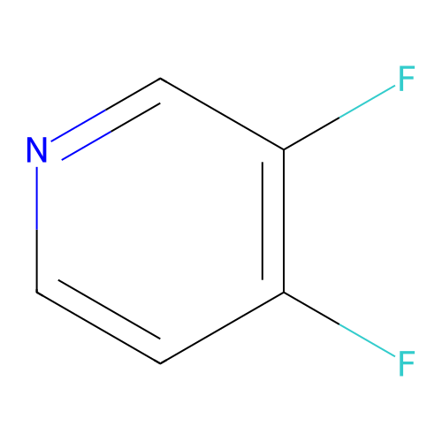 3,4-Difluoropyridine structure