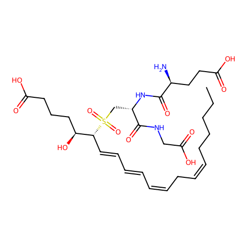 leukotriene C-4 sulfone structure