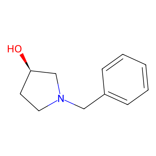 (R)-(+)-1-Benzyl-3-pyrrolidinol structure