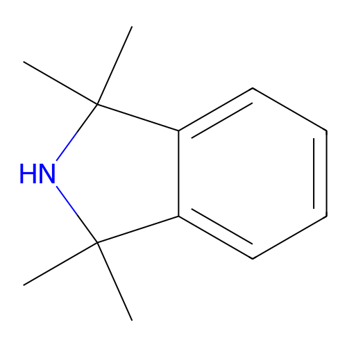 1,1,3,3-Tetramethylisoindoline structure