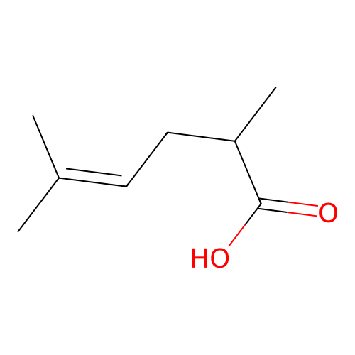 4-Hexenoic acid, 2,5-dimethyl- structure