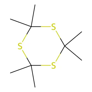 三硫丙酮 structure