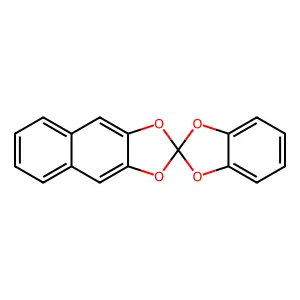 Spiro(1,3-benzodioxole-2,2'-naphtho(2,3-d)(1,3)dioxole) structure