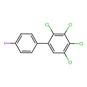 1,1'-Biphenyl, 2,3,4,5-tetrachloro-4'-iodo- structure