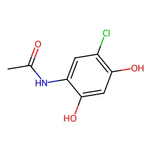 Acetamide, N-(5-chloro-2,4-dihydroxyphenyl)- structure