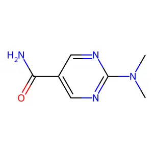 2-(二甲氨基)嘧啶-5-甲酰胺 structure