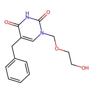 Benzylacyclouridine structure
