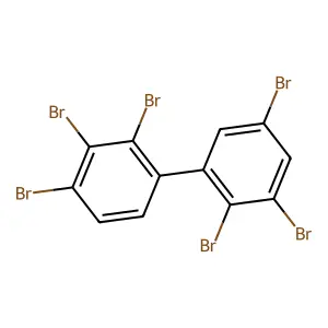 2,2',3,3',4,5'-Hexabromobiphenyl structure